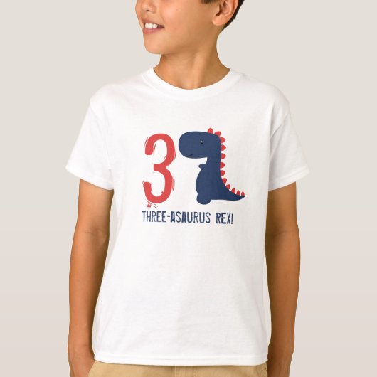 Dinosaur Birthday Shirt (Voorkant)