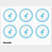 Dinosaur Birthday Sticker (Vel)