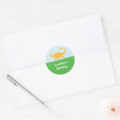 Dinosaur Birthday Sticker (Envelop)