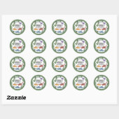 Dinosaur Birthday Stickers voor Favors of Envelopp (Vel)