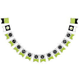 Dinosaur Birthday Stomp en Chomp Dino-thema groen Vlaggetjes