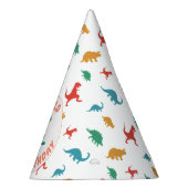 Dinosaur Birthday T Rex Kinder Jurassic Animals Pa Feesthoedjes (Rechts)