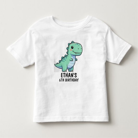 Dinosaur Birthday T-Shirt (Voorkant)