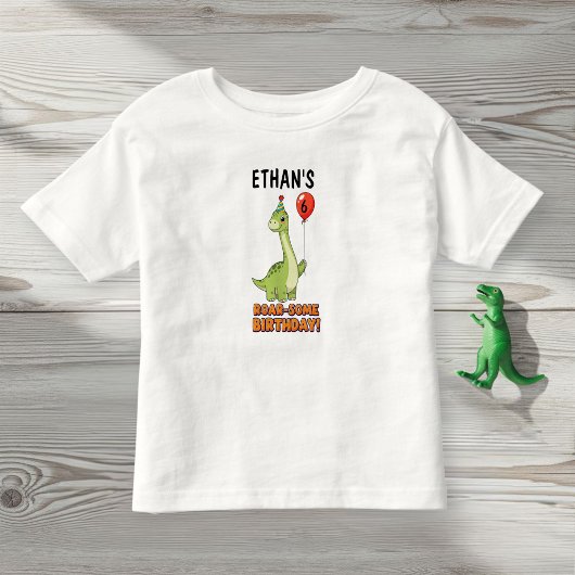 Dinosaur Birthday T-Shirt - Your Child's Custom
