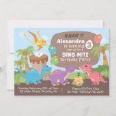 Dinosaur Birthday Uitnodiging