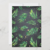 Dinosaur Birthday Uitnodiging (Achterkant)