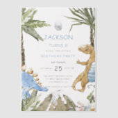 Dinosaur Birthday Uitnodiging (Voorkant)