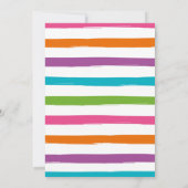 Dinosaur Birthday Uitnodiging (Achterkant)