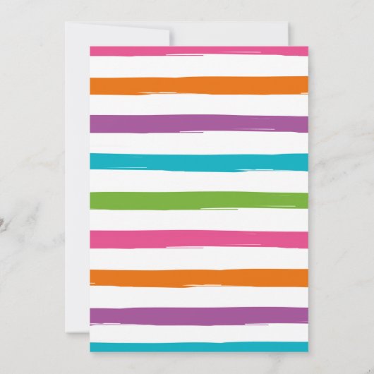 Dinosaur Birthday Uitnodiging (Achterkant)