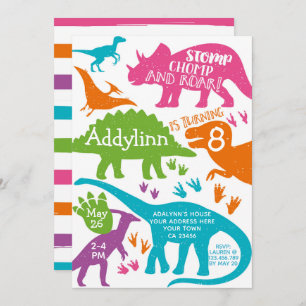 Dinosaur Birthday Uitnodiging