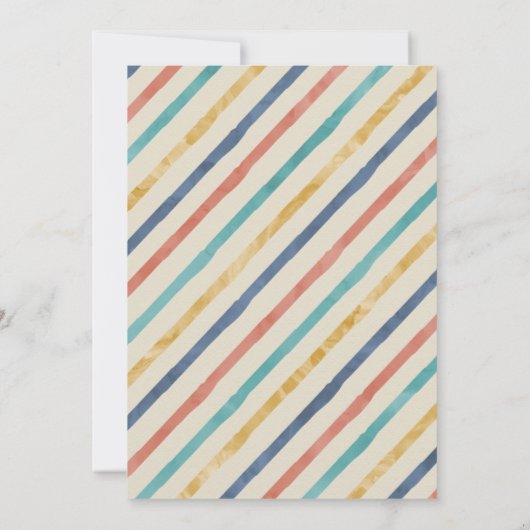 Dinosaur Birthday Uitnodiging (Achterkant)