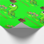 Dinosaur Birthday Wrapping Paper Cadeaupapier (Hoek)