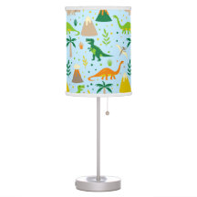 Dinosaur Blauwe Groene Oranje Lamp
