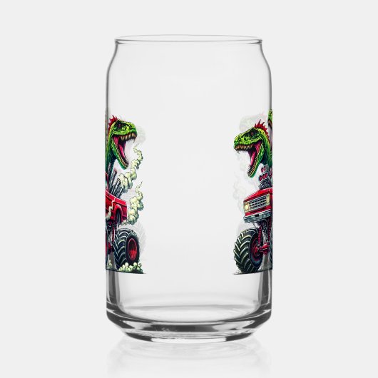 Dinosaur blikvorm glas (Rechts)
