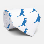 Dinosaur Blue Stropdas (Opgerold)