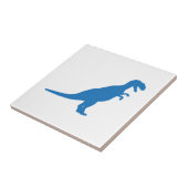 Dinosaur Blue Tegeltje (Zijkant)