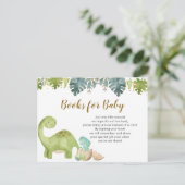 Dinosaur Boeken voor de Kaart van de Baby (Staand voorkant)