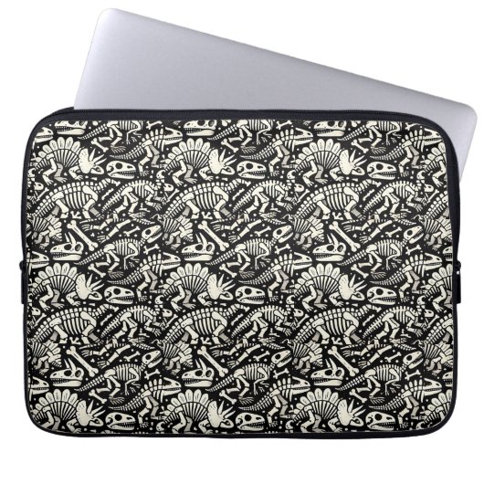 Dinosaur Bone Adventure Laptop Sleeve (Voorkant)