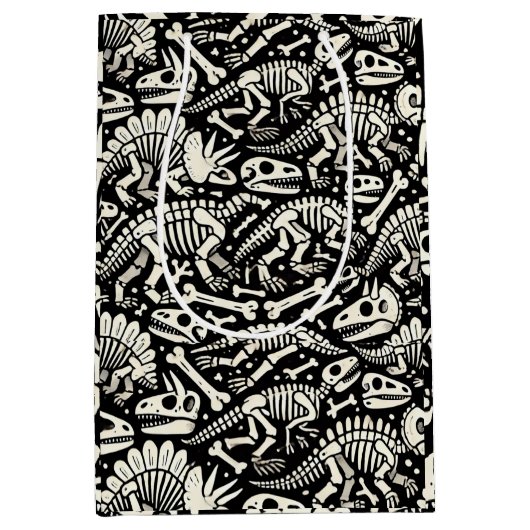 Dinosaur Bone Adventure Medium Cadeauzakje (Voorkant)