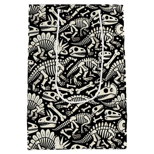 Dinosaur Bone Adventure Medium Cadeauzakje (Achterkant)