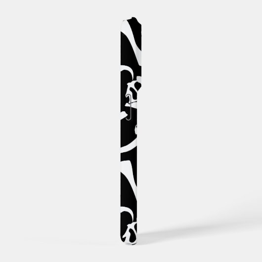 Dinosaur Bones (Black) iPhone Hoesje (Rechterkant)