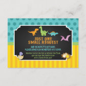 Dinosaur Books for Baby Card Informatiekaartje (Voorkant)