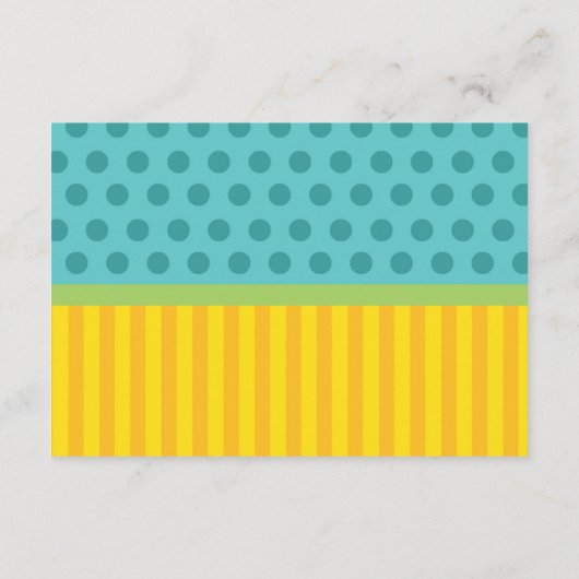 Dinosaur Books for Baby Card Informatiekaartje (Achterkant)