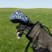 Dinosaur-Botten (blauw) Golfheadcover (Insitu)