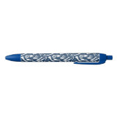 Dinosaur-Botten (blauw) Zwarte Inkt Pen (Bodem)