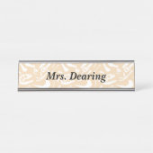 Dinosaur-Botten Bureau Naambordje (Voorkant)