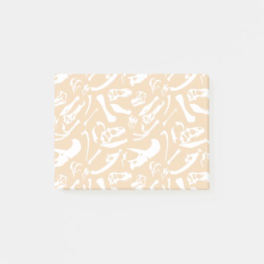 Dinosaur Botten (goud) Post-it® Notes (Voorkant)