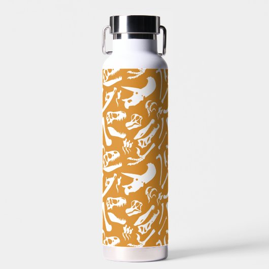 Dinosaur Botten (goud) Waterfles (Voorkant)