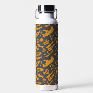 Dinosaur-Botten (grijs) Waterfles