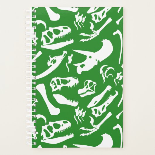 Dinosaur-Botten (groen) Planner (Voorkant)