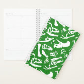 Dinosaur-Botten (groen) Planner (Display)