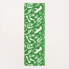 Dinosaur-Botten (groen) Yogamat