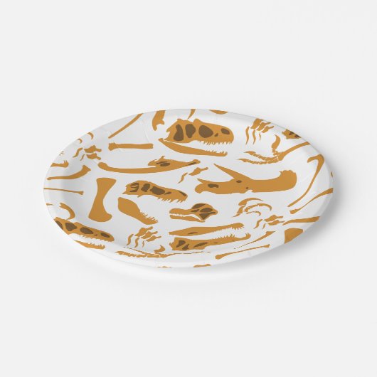 Dinosaur Botten Papieren Bordje (Gekanteld)