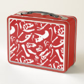 Dinosaur-Botten (rood) (Achterkant)