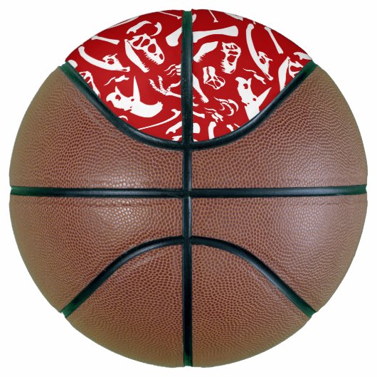Dinosaur-Botten (rood) Basketbal (Rechts)