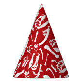 Dinosaur-Botten (rood) Feesthoedjes (Links)