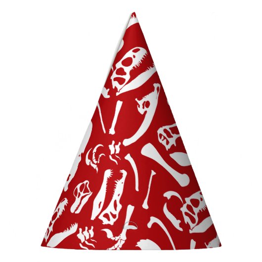 Dinosaur-Botten (rood) Feesthoedjes (Links)