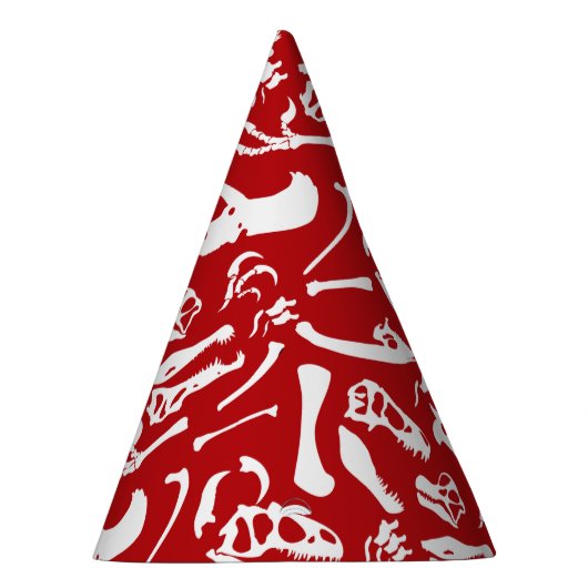 Dinosaur-Botten (rood) Feesthoedjes (Rechts)