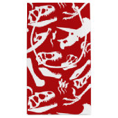 Dinosaur-Botten (rood) Klein Cadeauzakje (Achterkant)