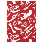 Dinosaur-Botten (rood) Klembord (Achterkant)