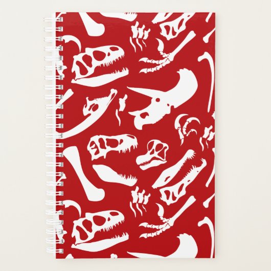 Dinosaur-Botten (rood) Planner (Voorkant)