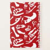 Dinosaur-Botten (rood) Planner (Achterkant)