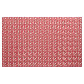 Dinosaur-Botten (rood) Stof (Yard (91,4 cm))