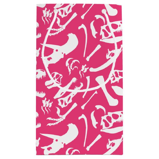 Dinosaur-Botten (roze) Klein Cadeauzakje (Achterkant)