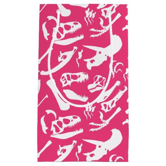 Dinosaur-Botten (roze) Klein Cadeauzakje (Voorkant)