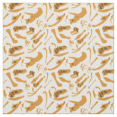 Dinosaur-Botten Stof (Swatch)